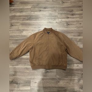 Roundtree & Yorke Men’s Camel Suede Jacket 3XL